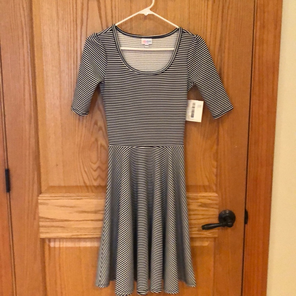LulaRoe never been worn striped dress